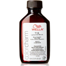 (Wella T18 only) Wella Color Charm T18 Lightest Ash Blonde Toner & Developer