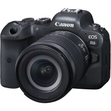 Canon EOS R6 Spiegellose Systemkamera mit 24-105mm f/4-7.1 Objektiv