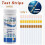 Ranpo 50PCS Χλώριο Dip Test Strips Hot Tub SPA Πισίνα PH Tester χαρτί σετ πισίνας 50PCS 1