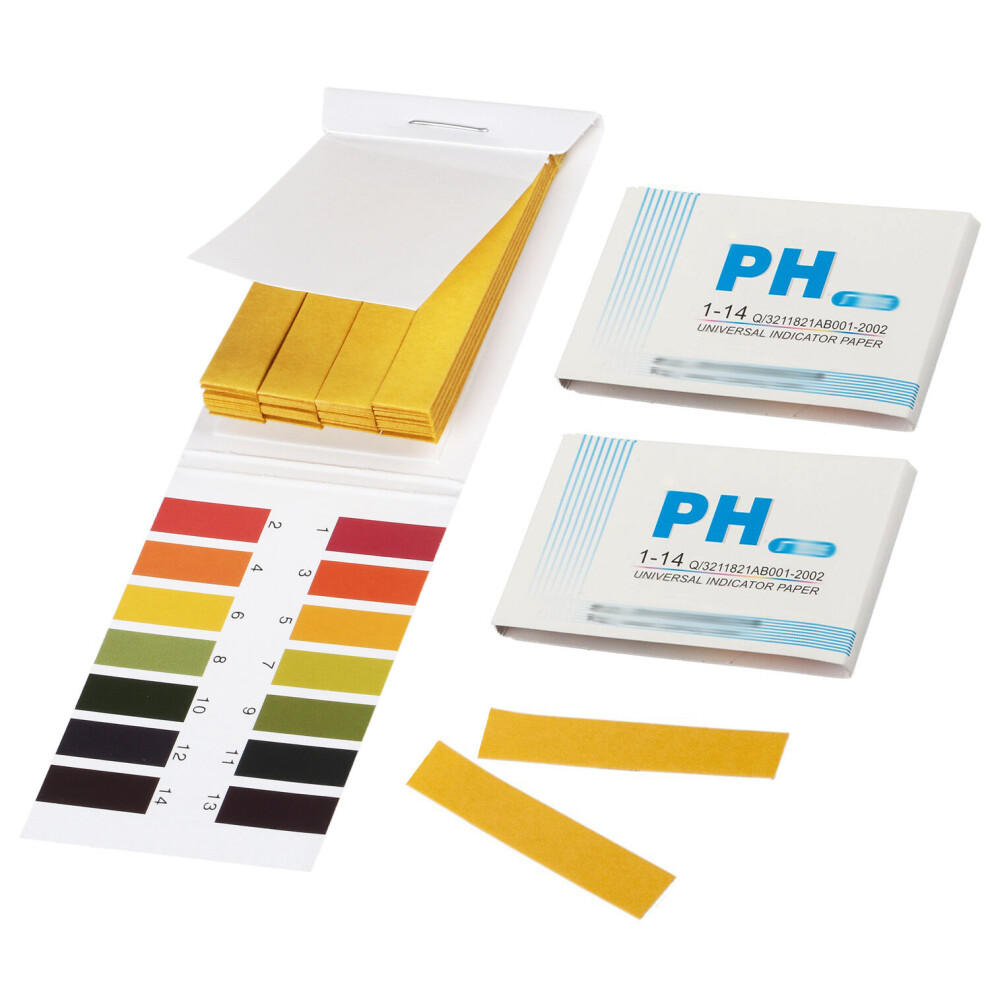 TRIXES Pack of 2 Litmus pH 1 to 14 Test Paper Book 80 Strips