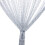 TRIXES Dew Drop Silver String Door Divider and Window Curtain Panel 90x200cm Festive Seasonal Decoration 18