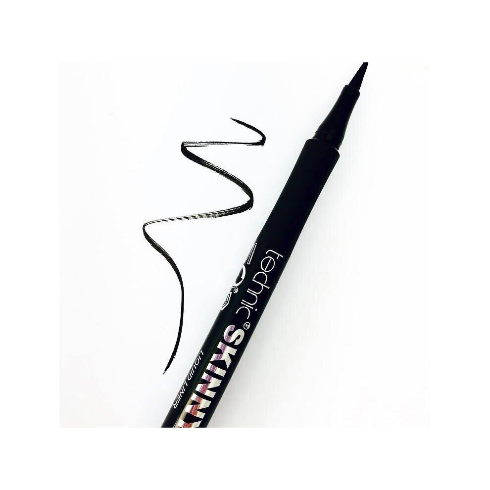 Technic Skinny Felt Tip Eyeliner – Black | Liquid Eyeliner Pen