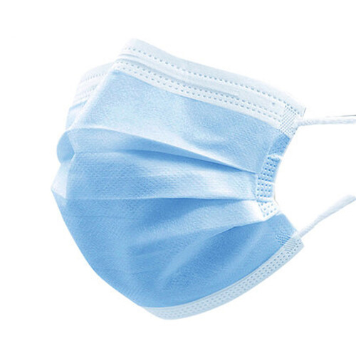 (100) Masques jetables à triple couche (3 plis) 2