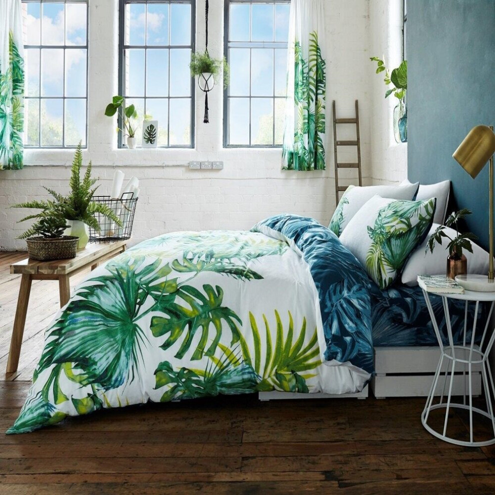 (King) Tropical Leaf duvet set