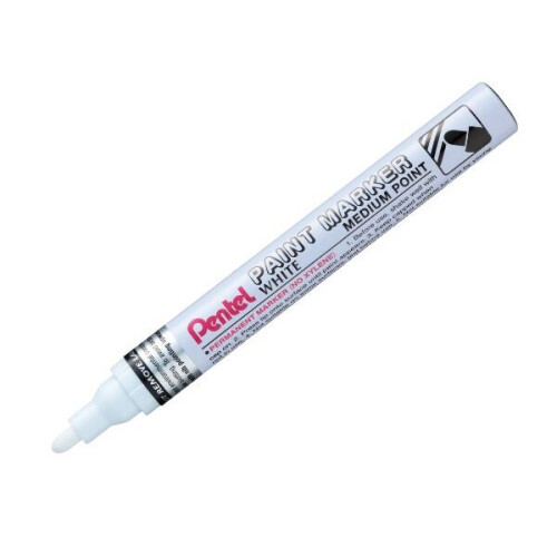 Pentel Pentel White Paint Marker Medium Bullet MMP10-W