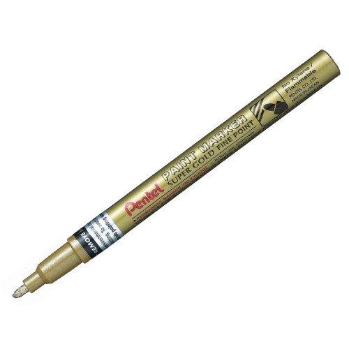Pentel Pentel Metallic Gold Paint Marker Fine MSP10-X