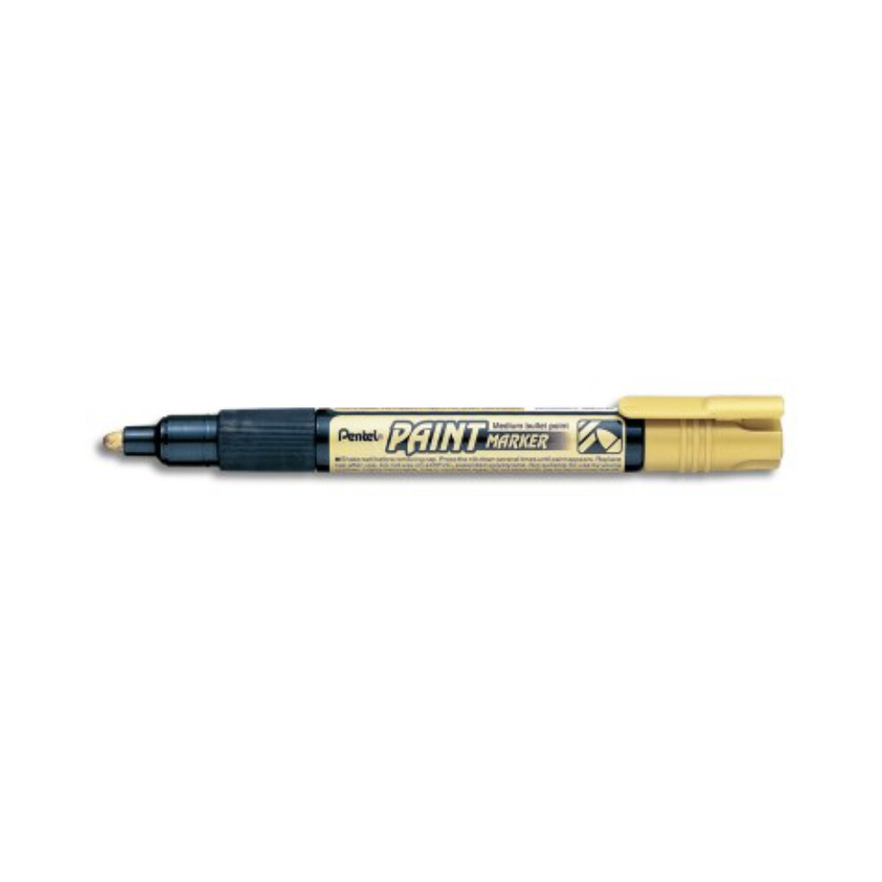 Gold Pentel Permanent bullet tip paint marker MMP20