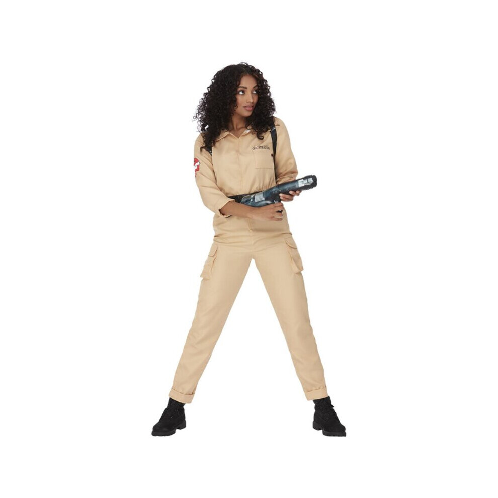 Womens Ghostbusters Lady Fancy Dress Costume (Size 8-10)