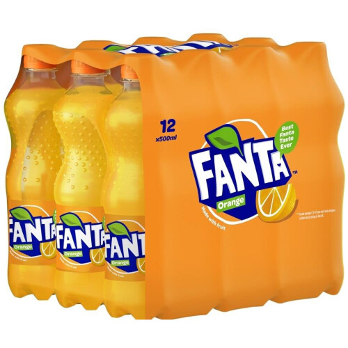 Fanta Fanta Orange 500ml x 12