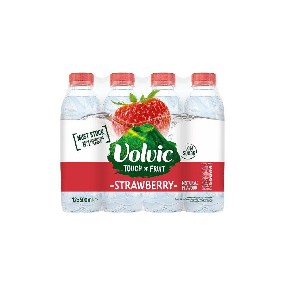 Volvic Strawberry 500Ml X 12