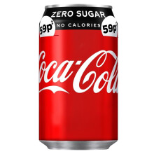 Coca-Cola 'Coke' Zero Sugar 24 x 330ml Cans