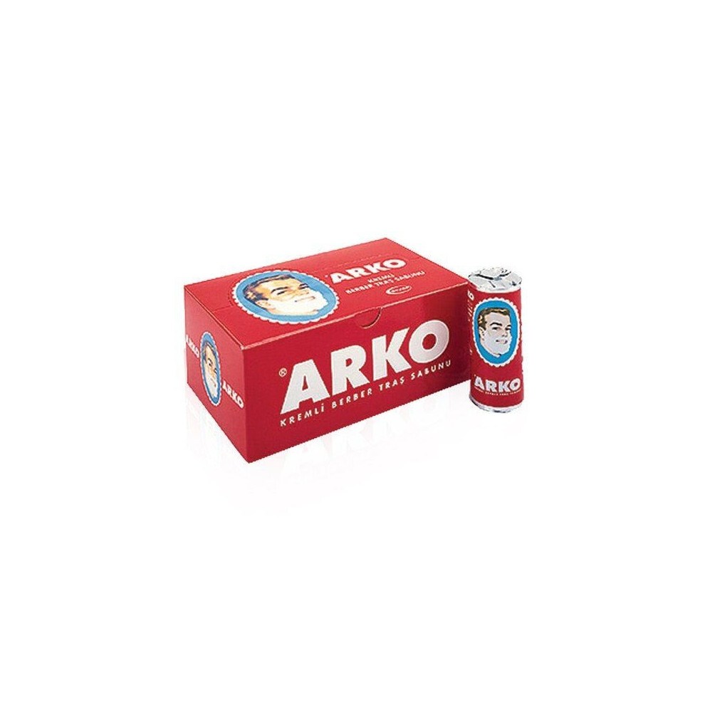 X12 Pieces (Full Box) Arko Shaving Cream Soap Stick 75G