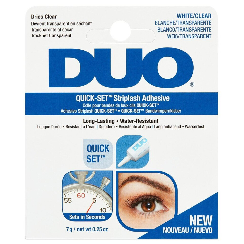 DUO Quick Set Professional Strip False Lashes Adhesive - 7g Clear Tone