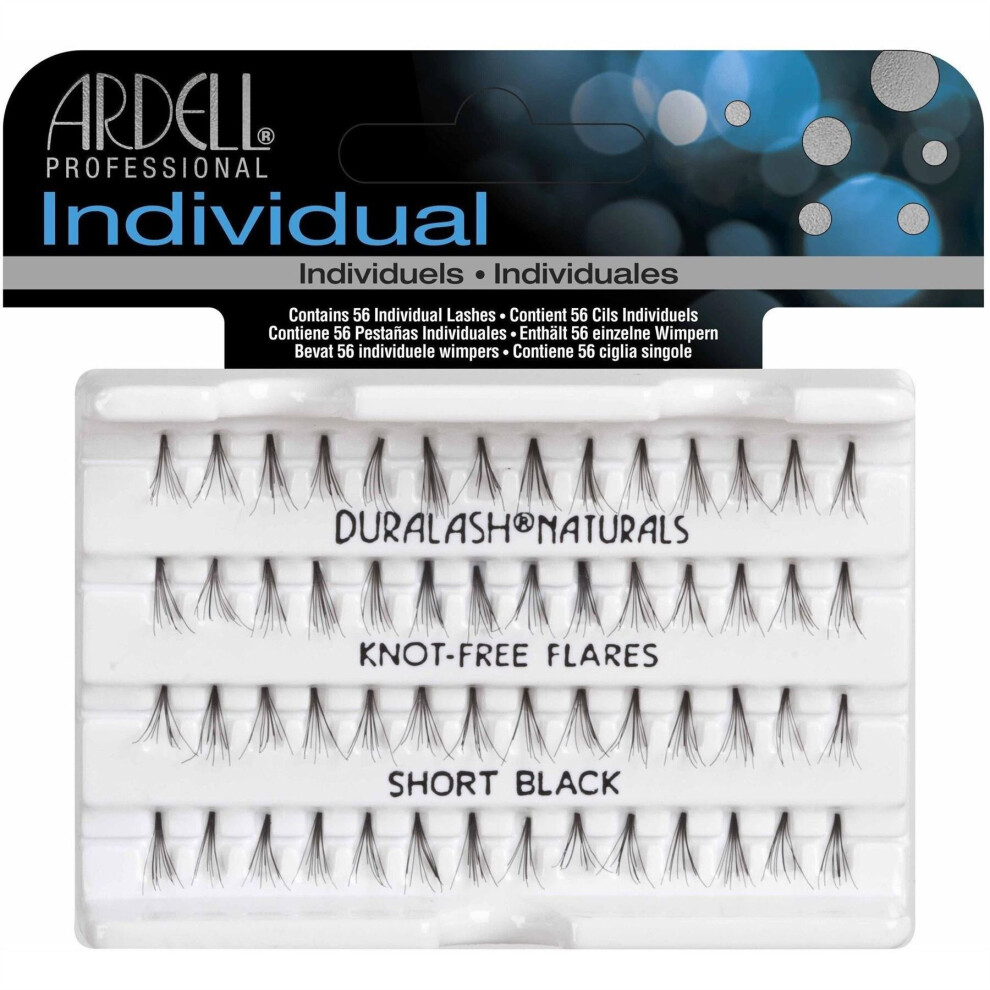 Ardell Duralash Naturals Individual Lashes - Short Black - Knot Free Flares