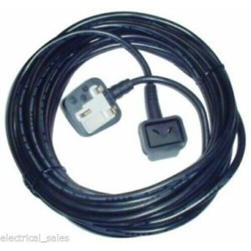 FITS NUMATIC 12m 12 METRE 1mm 2 CORE 2 PIN PLUG FLEX POWERCORD CABLE