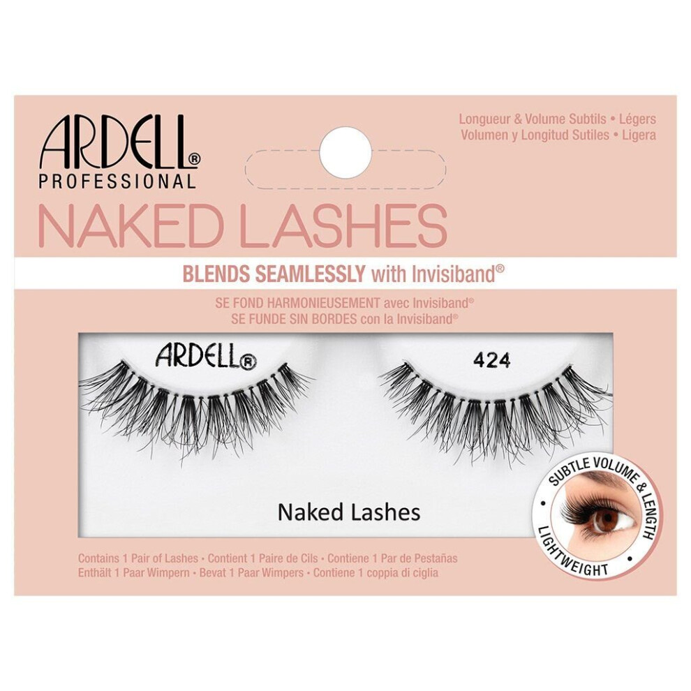 Ardell Professional Naked Lashes - 424 - Blends Seamlessly with Invisiband