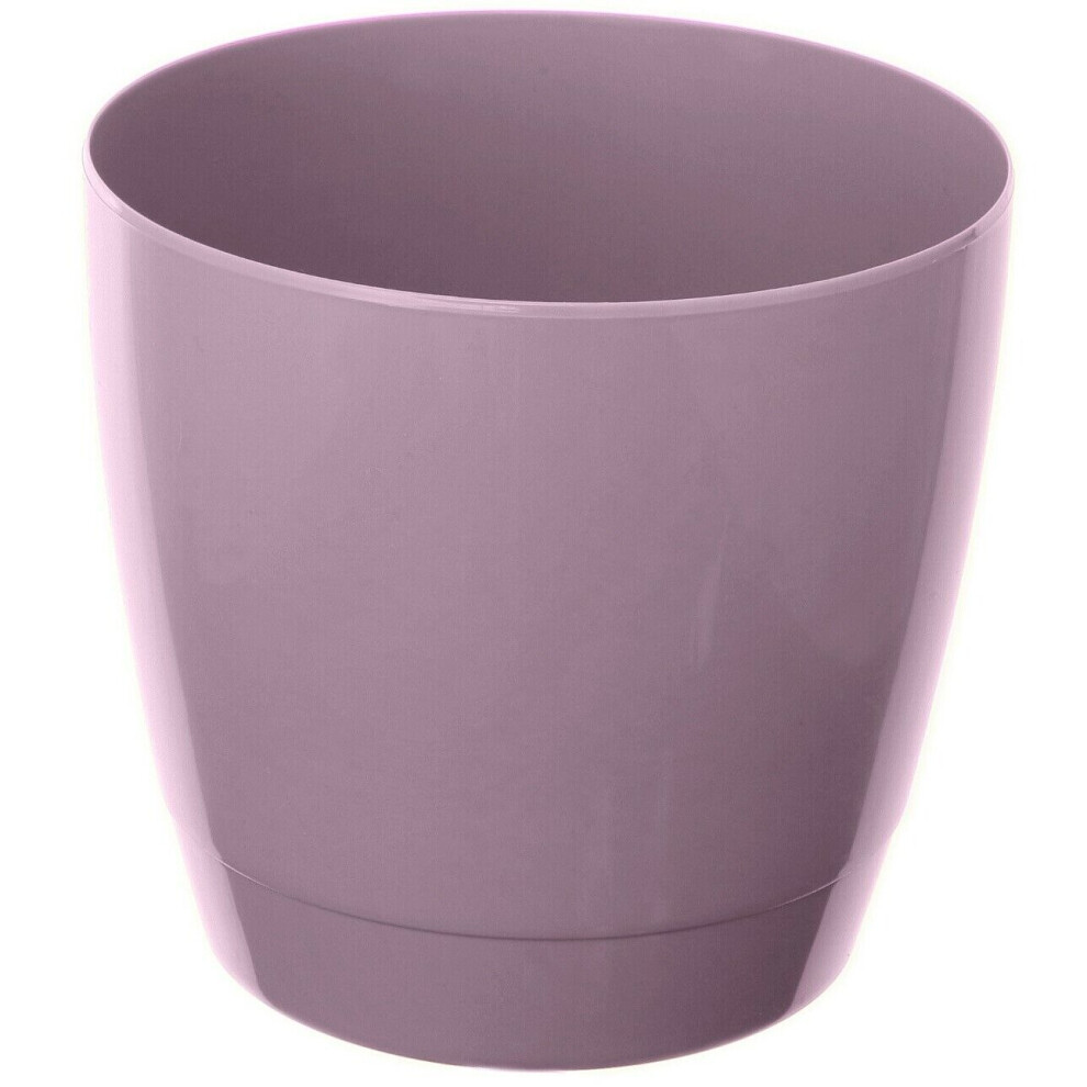 Indoor / Outdoor Round Large Plant Pots 22cm Planters Purple