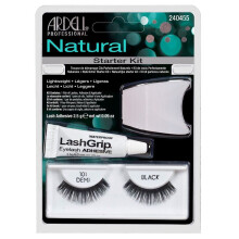Ardell Pestañas Natural Kit De Iniciación 101 Demi Black kit completo que incluye todo lo necesario para conseguir unas pestañas in.