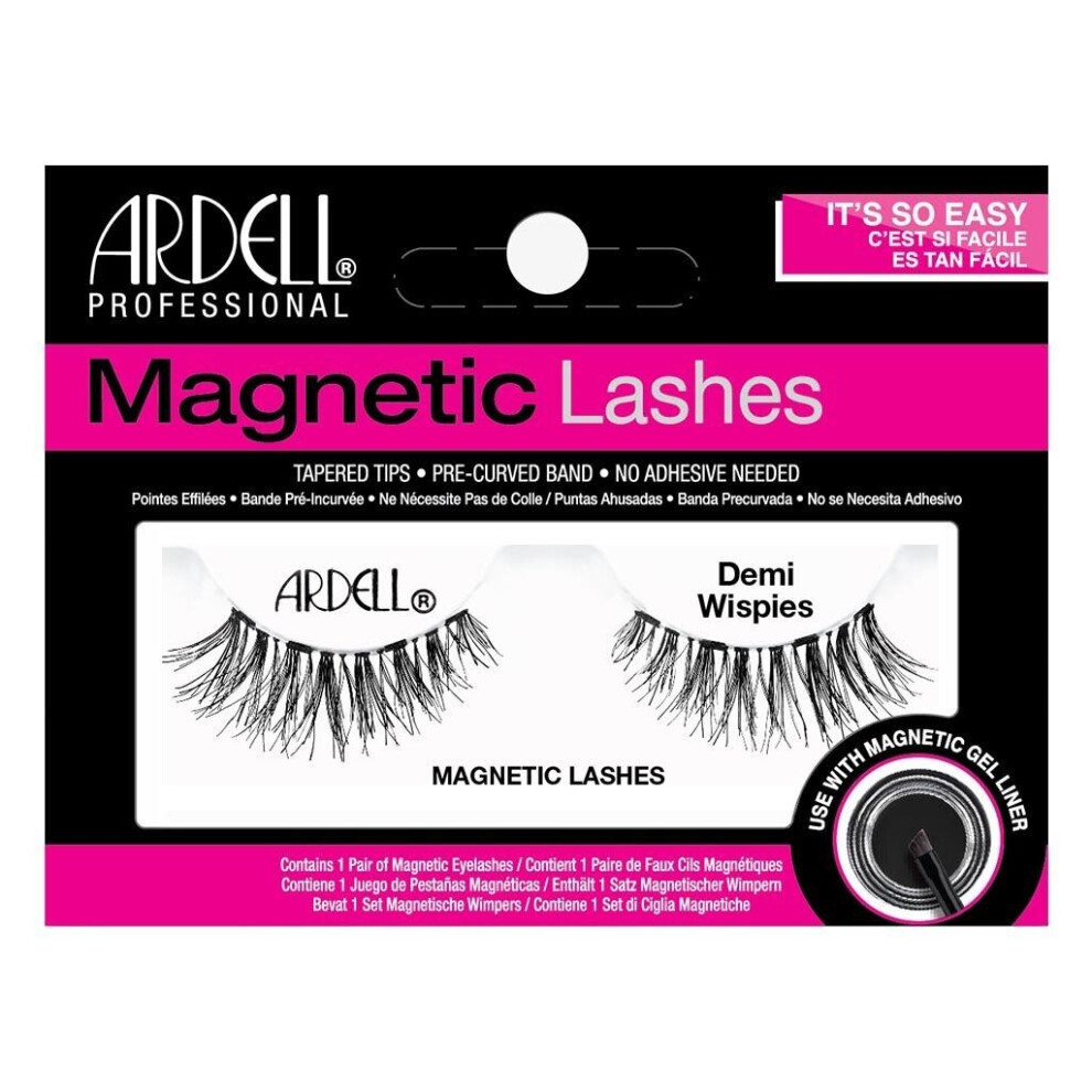 Ardell Tapered Tip False Magnetic Lashes - Demi Wispies Black - Single Lash