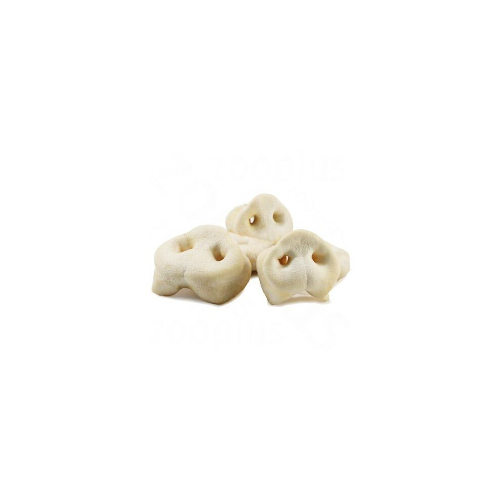 (20) White Puffed Pig Snouts Dog Treat Chew