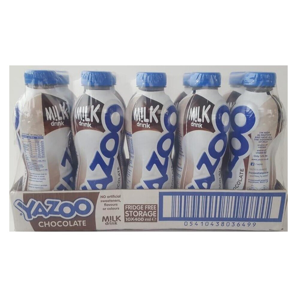 Yazoo Chocolate Milk Drink 10 X 400Ml