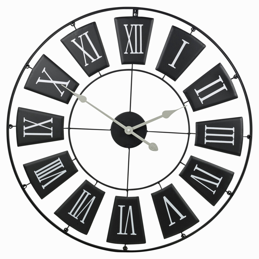 Large Wall Clock | Metal Wall Clock