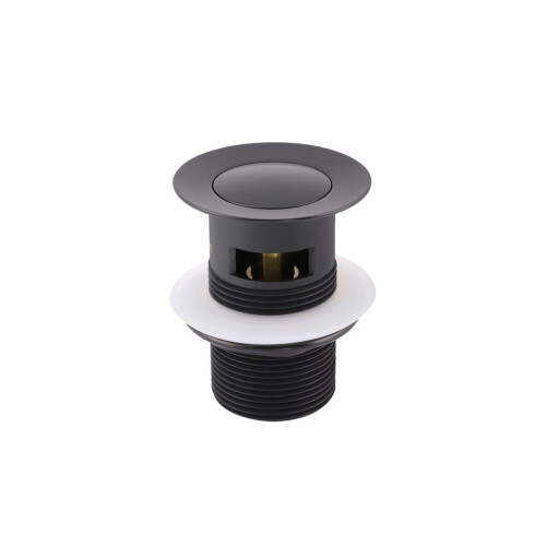 Matte Black Mono Mixer Sink Tap & Clicker Basin Waste 1