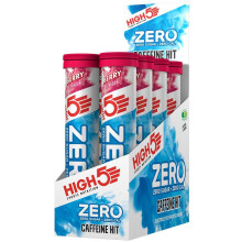 (20 Tabs Per Tube, Berry) High5 Zero Caffeine Hit - Pack Of 8