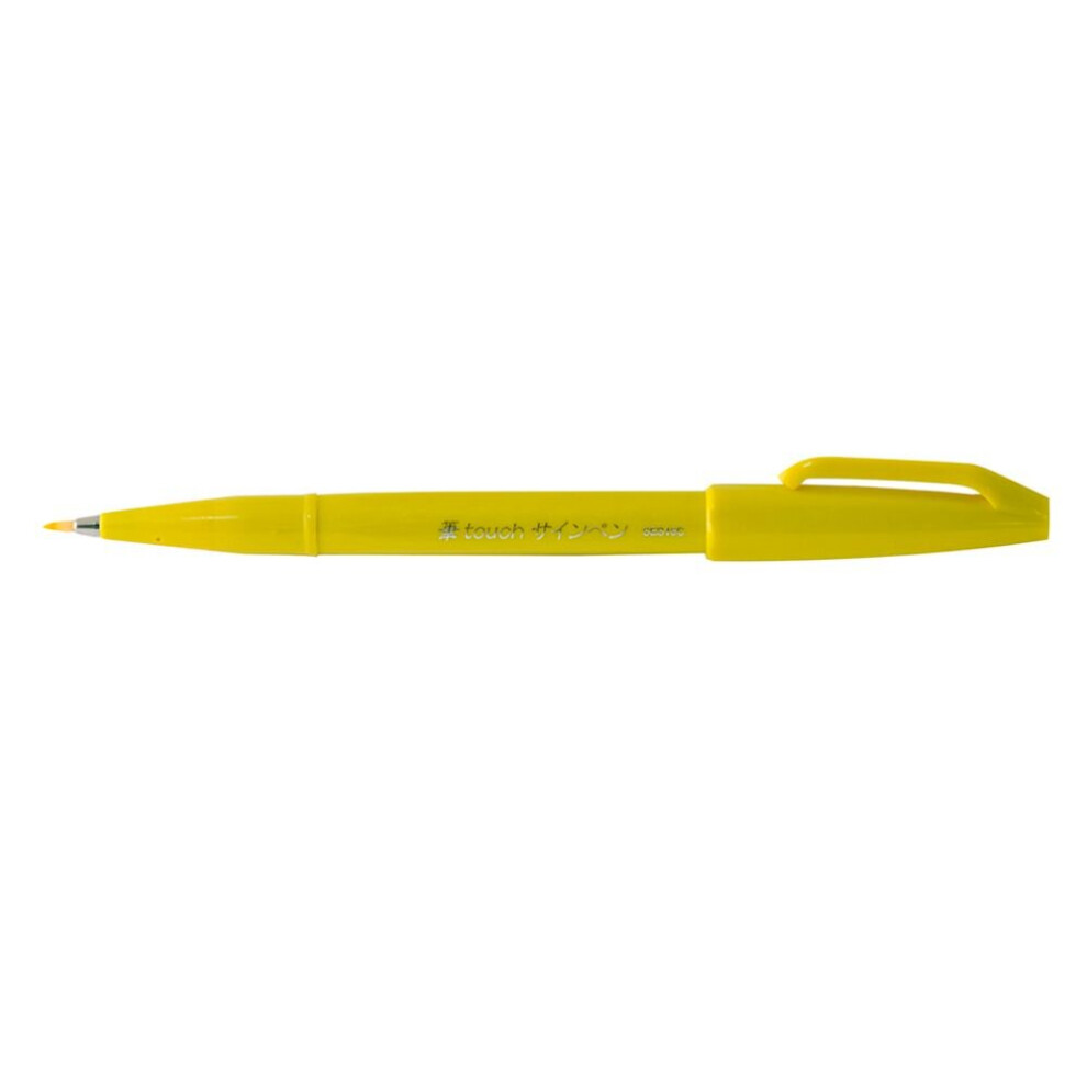 Yellow Brush Sign Pen