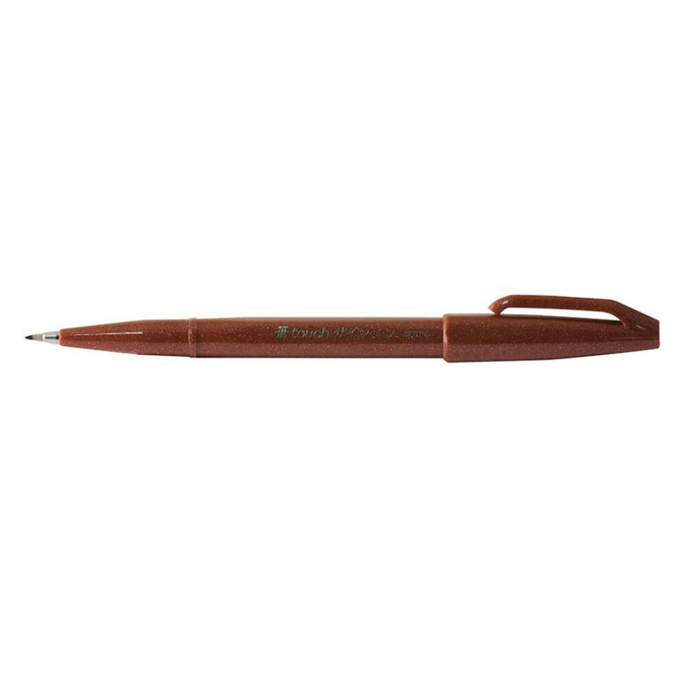 Brown Brush Sign Pen