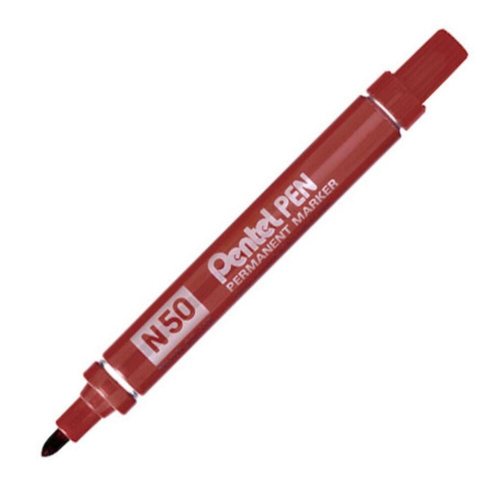 Pentel N50 Brown Permanent Marker