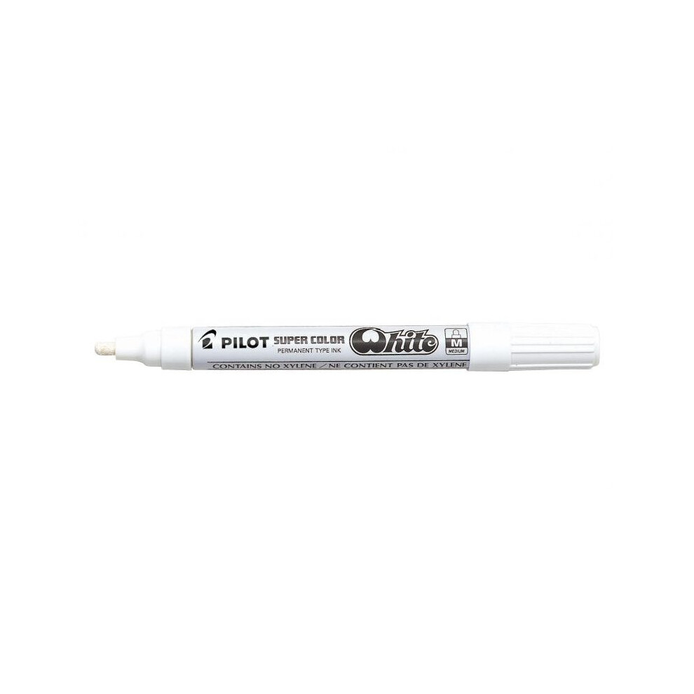 White Medium Pilot Paint Marker