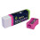 Helix Oxford Clash Pink Green Eraser and Pencil sharpener 2