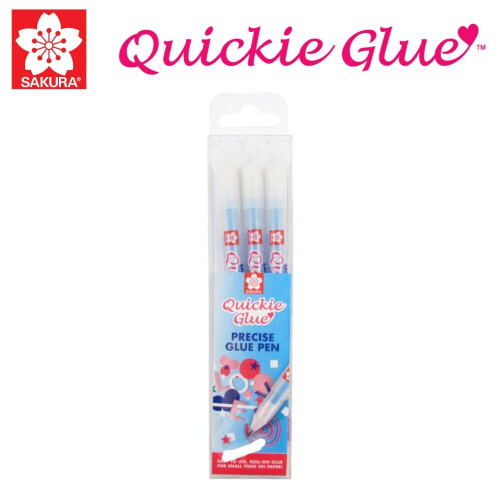 Conjunto de Estiletes de Cola Quickie Glue da Sakura (3pcs) 1