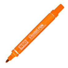 Pentel N50 Orange Permanent Marker