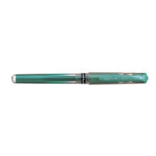 Stylo roller encre gel - Signo - Broad - Vert métal - Pointe large 1mm - Résistant à l'eau