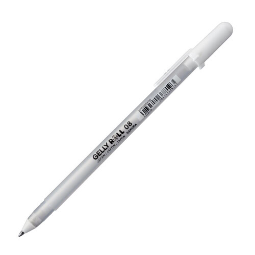 Estojo com 3 Canetas Sakura Gelly Basic Real - Branco - Sakura 1