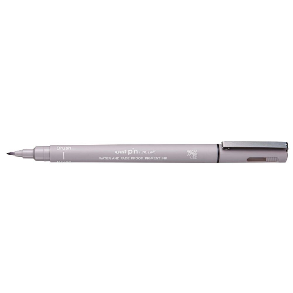 Uni Pin Brush Tip Light Grey