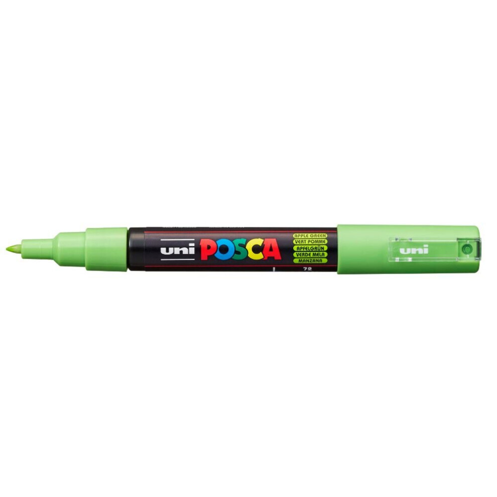 Posca Apple 1Mm Extra Fine Marker Pen Green