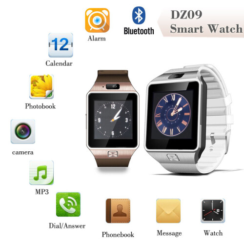 (Silver) HD Camera Smart Watch 2