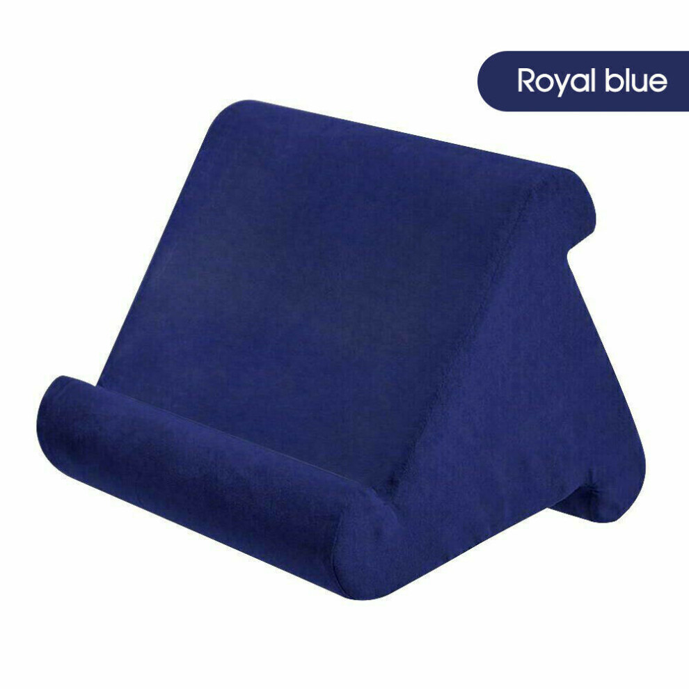 (Blue) Tablet Pillow Stand For Ipad Book Holder Rest Lap Reading Cushion Blue 7032551613210