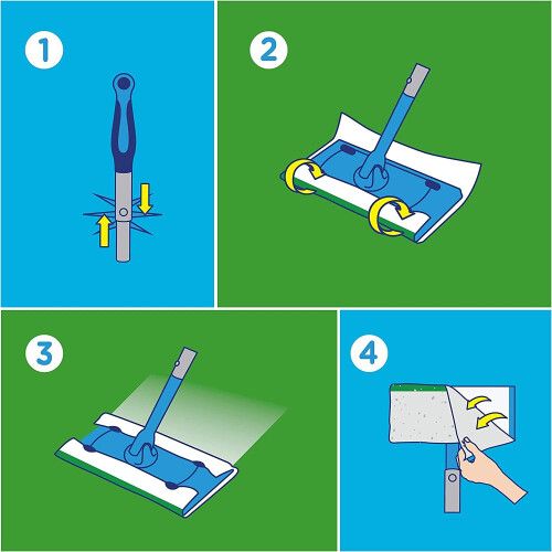 Flash 4pk Flash Speedmop Wet Cloth Lemon Multi-Surface - 96 Refills 2