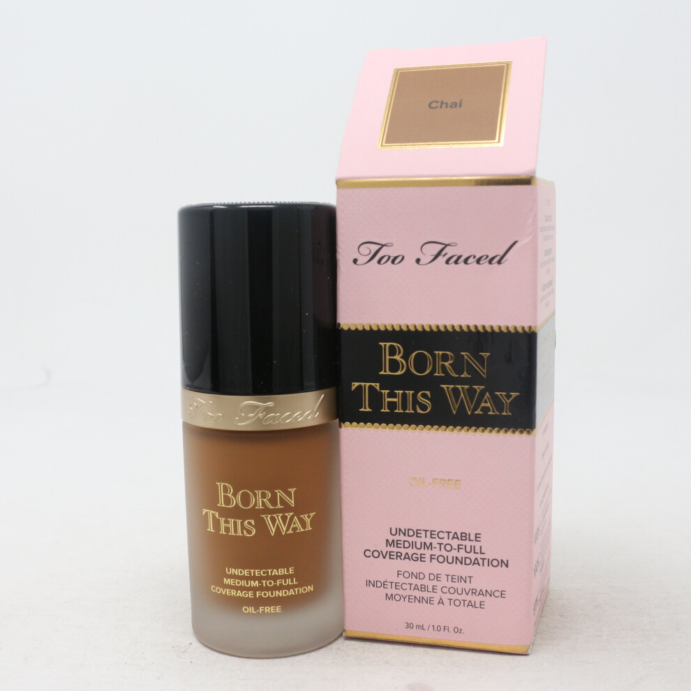 (Chai) Too Faced Born This Way Oil-Free Foundation 1.0oz/30ml New In Box
