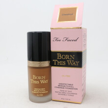 Too Faced Born This Way Natuurlijke Finish Langdurige Vloeibare Foundation | Medium-Tot-Volledige Dekking | Hydraterend + Oil Vrij, 1 Fl Oz, Kastanje
