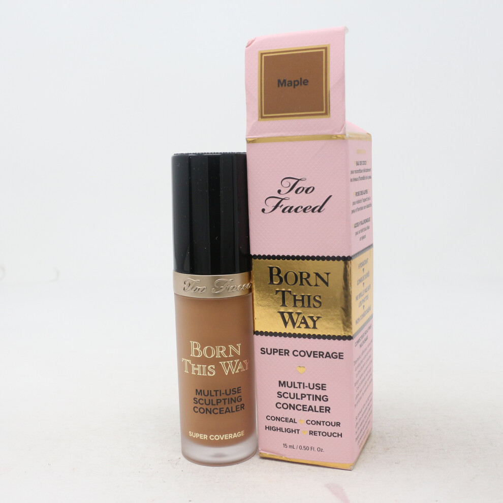 (Maple) Too Faced Born This Way Super Coverage Concealer 0.5oz/15ml