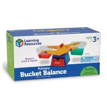 Learning Resources Primary Bucket Balance Teaching Scale - 1 stuk Leeftijd 3+ Wiskunde voor kleuters Klasweegschaal Weegschaal voor kleuters