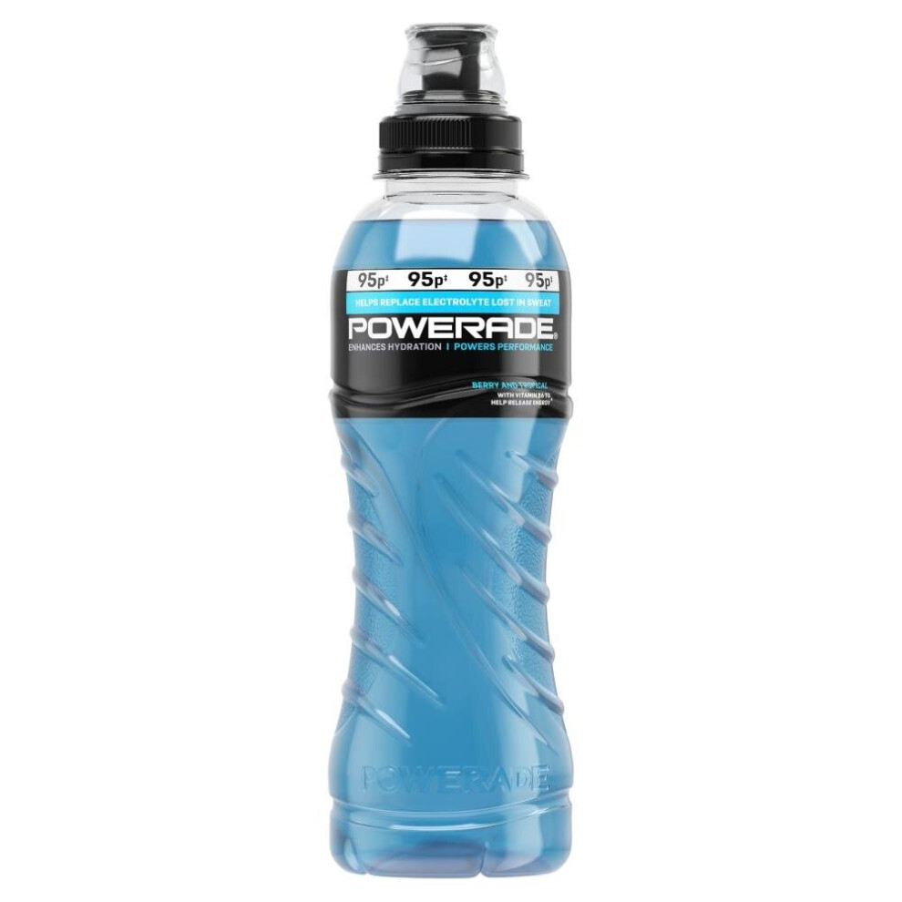 Powerade Berry and Tropical 500ml x 12