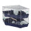 Little-Friends Corner Rabbit Guinea Pig Cage Huge Indoor Double Tier Blue Base 1
