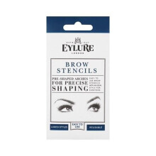 Eylure 4 Reusable Brow Stencils - Pre Shaped Arches for Precise Shaping