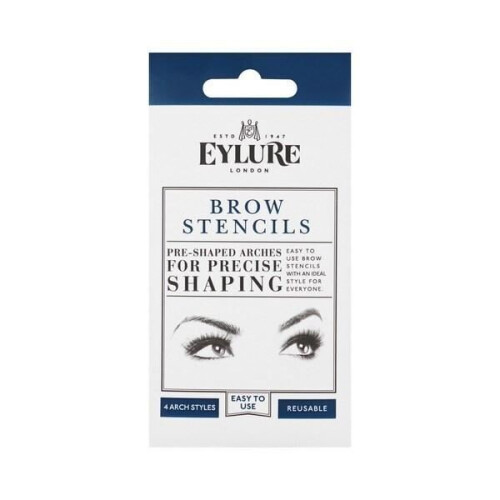 Eylure Eylure 4 Reusable Brow Stencils - Pre Shaped Arches for Precise Shaping